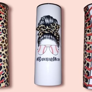 Baseball Mom Cup, Baseball Mom Tumbler, Baseball Water Cup